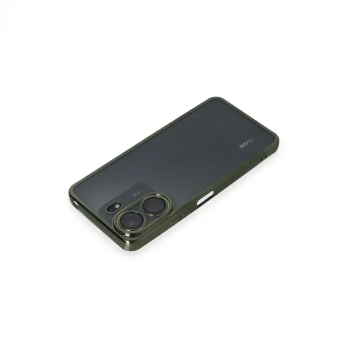 Xiaomi Redmi 13c Kılıf Razer Lensli Silikon - Yeşil