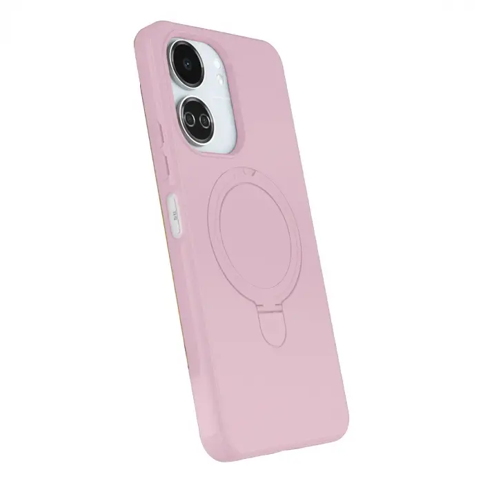 Xiaomi Redmi 13c Regal Magsafe Standlı Kapak - Açık Pembe