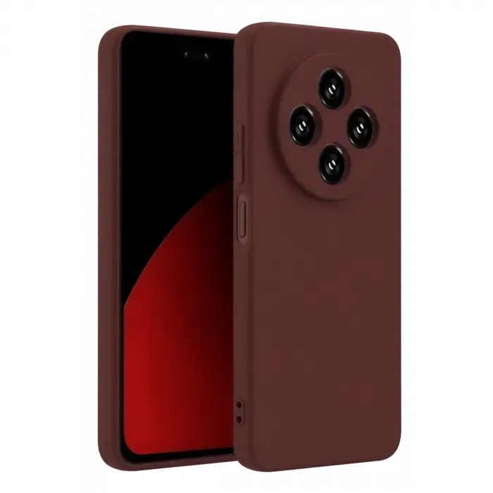Xiaomi Redmi 14c Kılıf First Silikon - Bordo