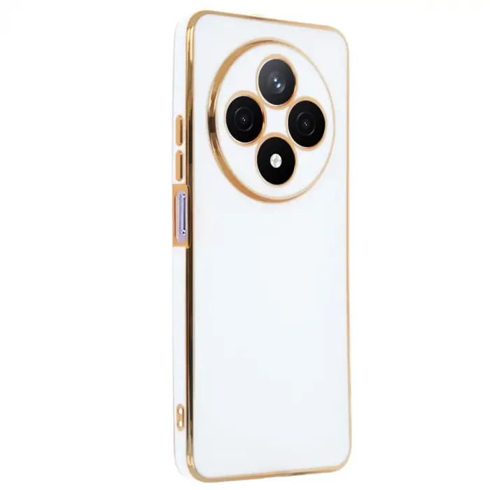 Xiaomi Redmi 14c Kılıf Volet Silikon - Beyaz