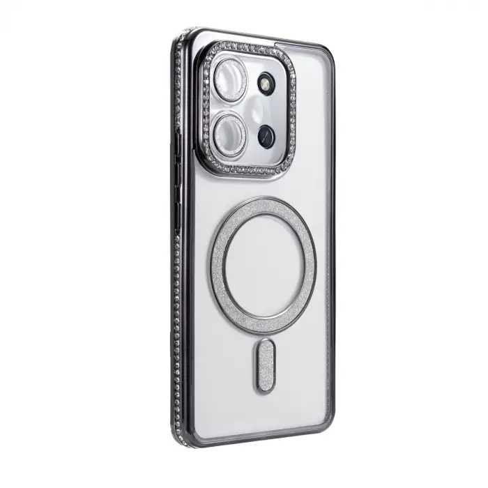 Xiaomi Redmi 15c 4g Joke Simli Magneticsafe Kılıf - Siyah