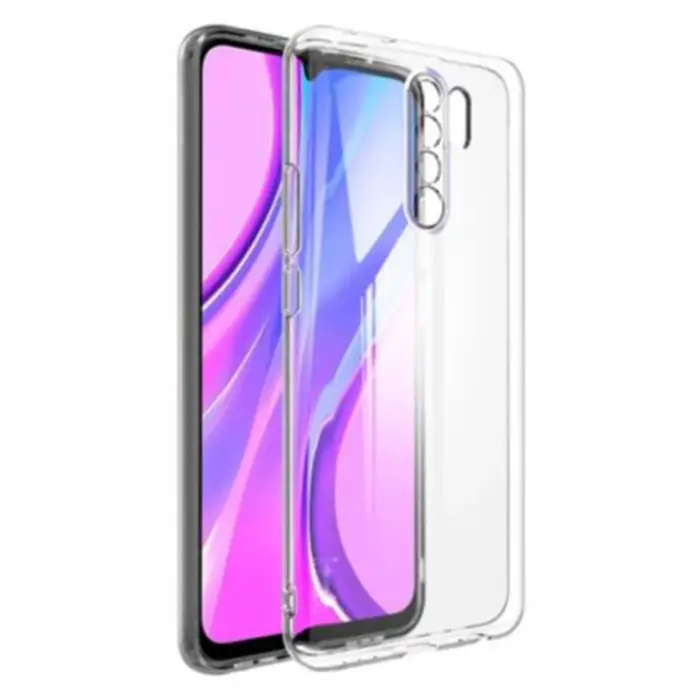 Xiaomi Redmi 9 Kılıf Lüx Şeffaf Silikon - Şeffaf
