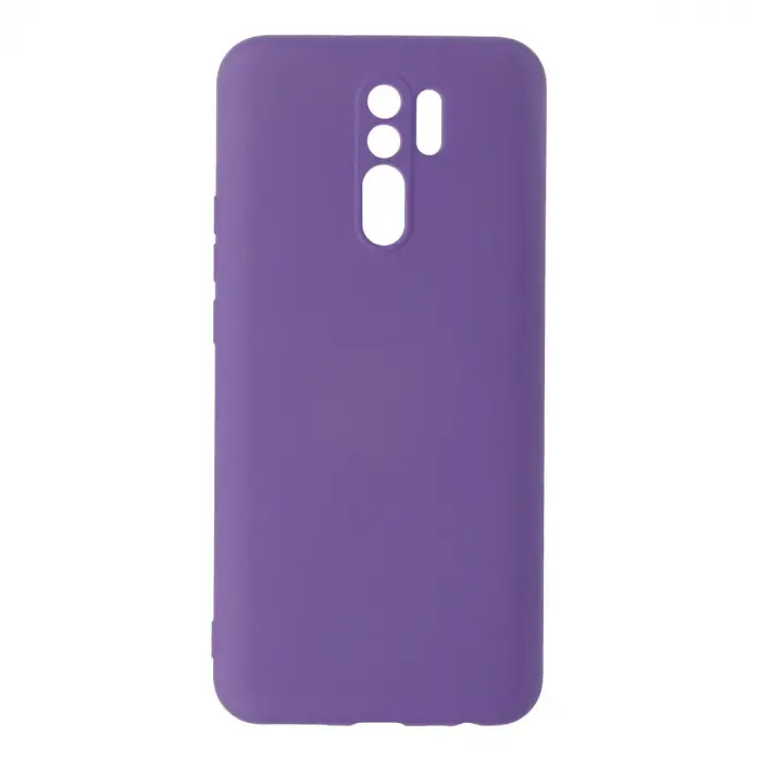 Xiaomi Redmi 9 Kılıf Nano İçi Kadife Silikon - Mor