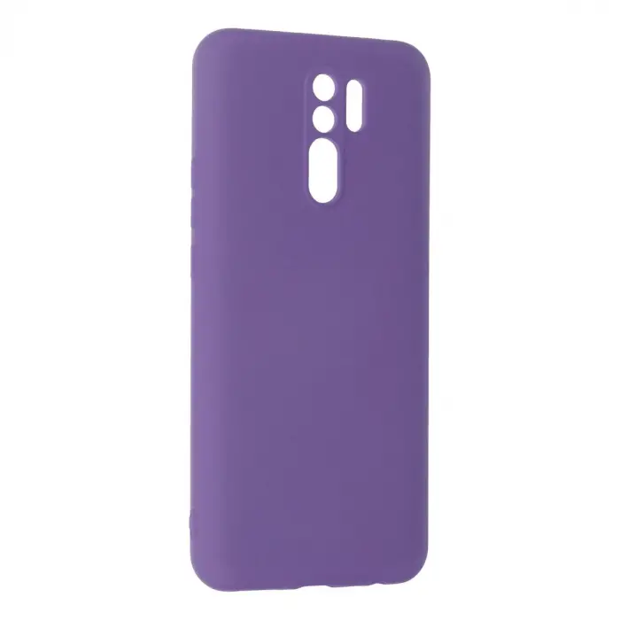 Xiaomi Redmi 9 Kılıf Nano İçi Kadife Silikon - Mor