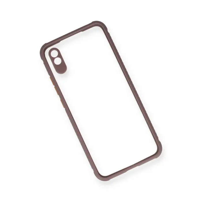 Xiaomi Redmi 9a Kılıf Miami Şeffaf Silikon - Açık Mor