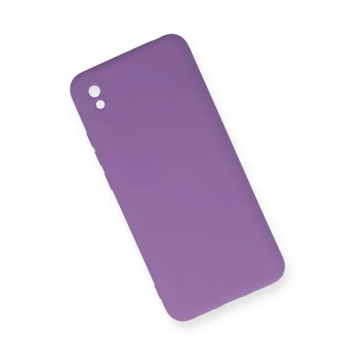 Xiaomi Redmi 9a Kılıf Nano İçi Kadife Silikon - Mor