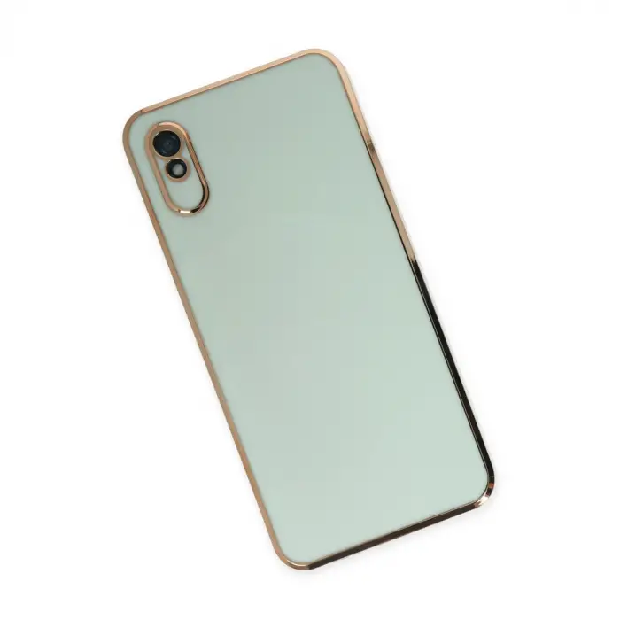 Xiaomi Redmi 9a Kılıf Volet Silikon - Açık Yeşil