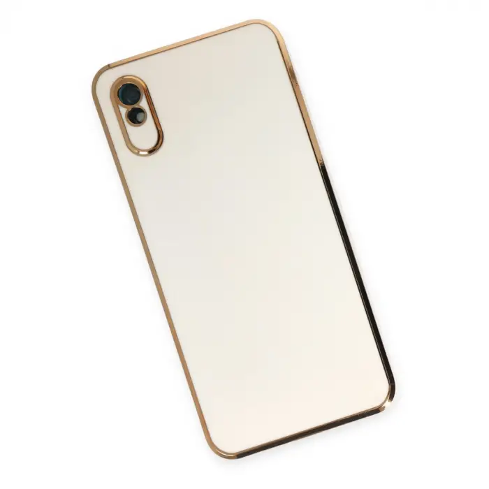 Xiaomi Redmi 9a Kılıf Volet Silikon - Beyaz