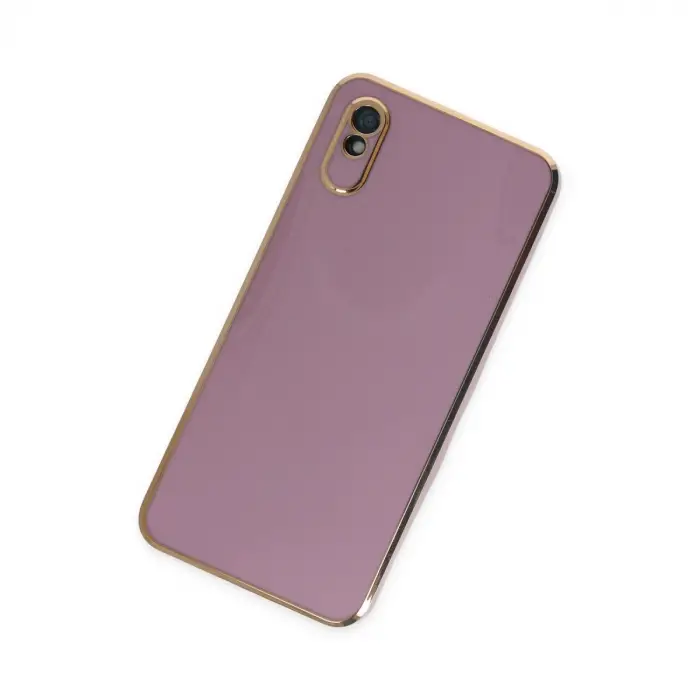 Xiaomi Redmi 9a Kılıf Volet Silikon - Mor