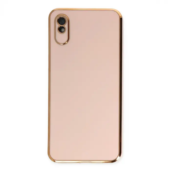 Xiaomi Redmi 9a Kılıf Volet Silikon - Pembe