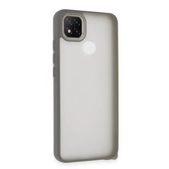 Xiaomi Redmi 9c Kılıf Elegant Kapak - Titan Gri