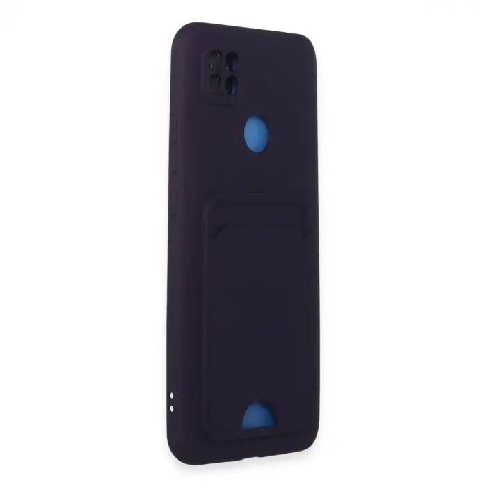 Xiaomi Redmi 9c Kılıf Kelvin Kartvizitli Silikon - Derin Mor