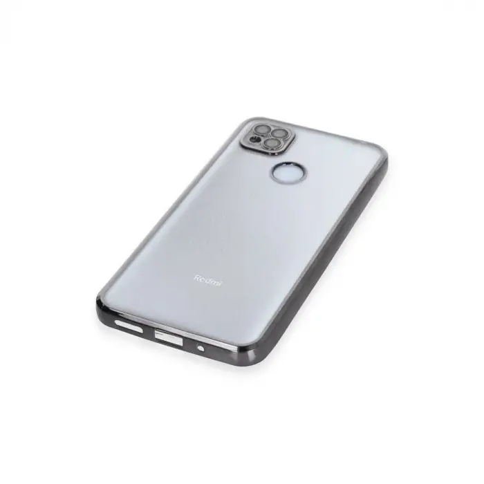 Xiaomi Redmi 9c Kılıf Razer Lensli Silikon - Siyah