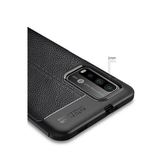 Xiaomi Redmi 9t Kılıf Auto Focus Kapak - Siyah