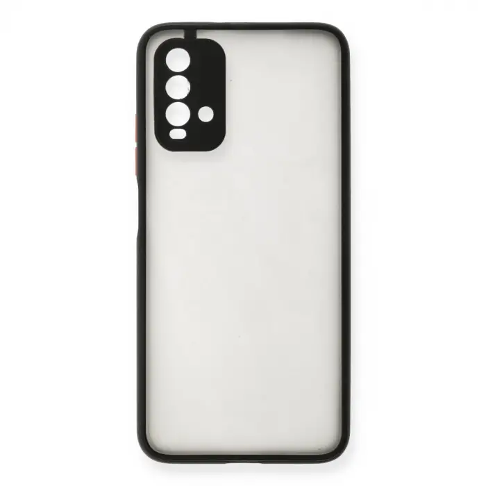 Xiaomi Redmi 9t Kılıf Montreal Silikon Kapak - Siyah