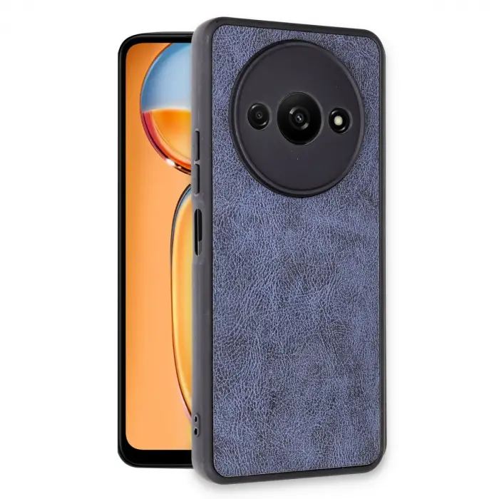 Xiaomi Redmi A3 4g Kılıf Aras Deri Kapak - Lacivert