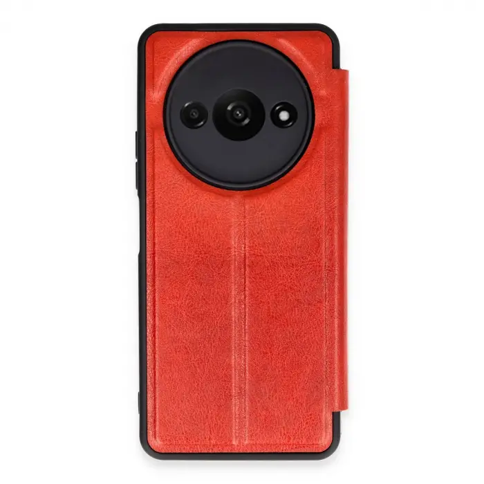 Xiaomi Redmi A3 4g Kılıf Flip Cover - Kırmızı
