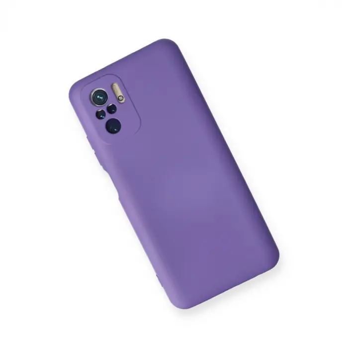 Xiaomi Redmi Note 10 Kılıf Nano İçi Kadife Silikon - Mor