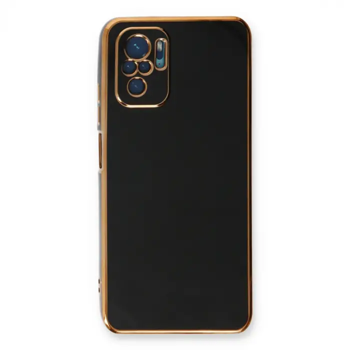 Xiaomi Redmi Note 10 Kılıf Volet Silikon - Siyah