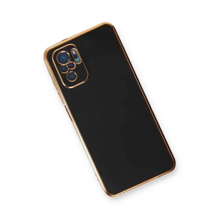 Xiaomi Redmi Note 10 Kılıf Volet Silikon - Siyah