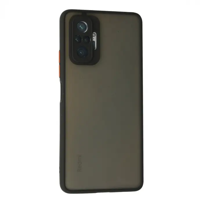 Xiaomi Redmi Note 10 Pro Kılıf Montreal Silikon Kapak - Siyah