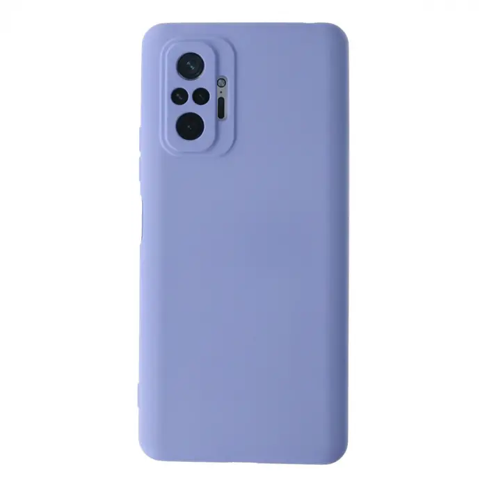 Xiaomi Redmi Note 10 Pro Kılıf Nano İçi Kadife Silikon - Lila