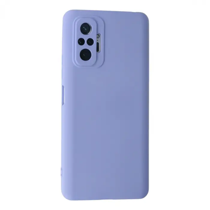 Xiaomi Redmi Note 10 Pro Kılıf Nano İçi Kadife Silikon - Lila