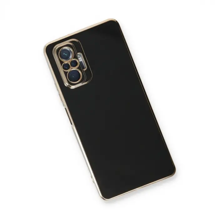 Xiaomi Redmi Note 10 Pro Kılıf Volet Silikon - Siyah