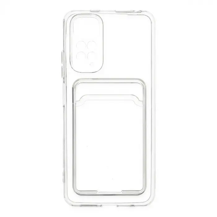 Xiaomi Redmi Note 11 Kılıf Kart Şeffaf Silikon - Şeffaf