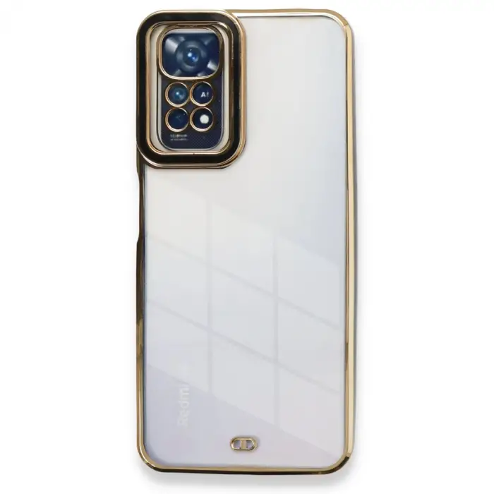 Xiaomi Redmi Note 11 Kılıf Liva Lens Silikon - Siyah
