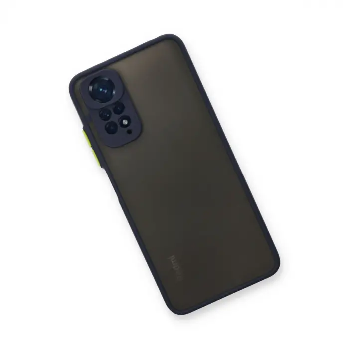 Xiaomi Redmi Note 11 Kılıf Montreal Silikon Kapak - Lacivert