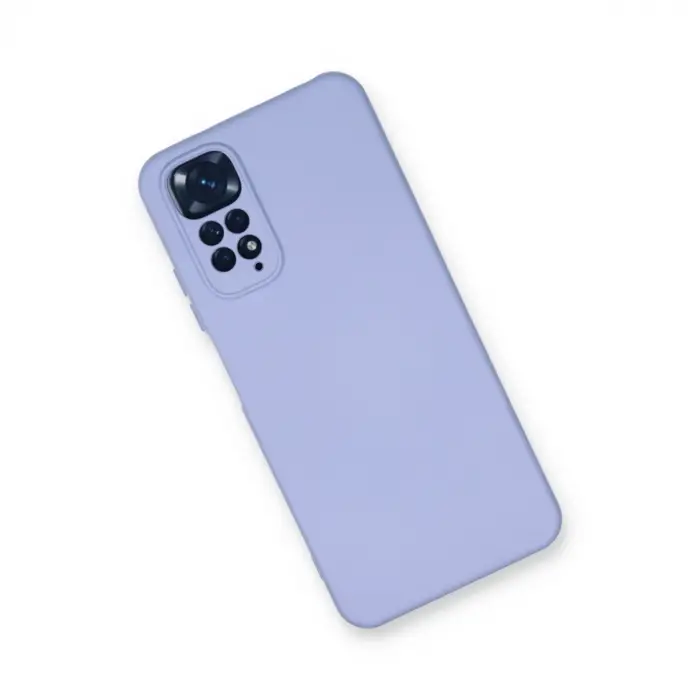 Xiaomi Redmi Note 11 Kılıf Nano İçi Kadife Silikon - Lila