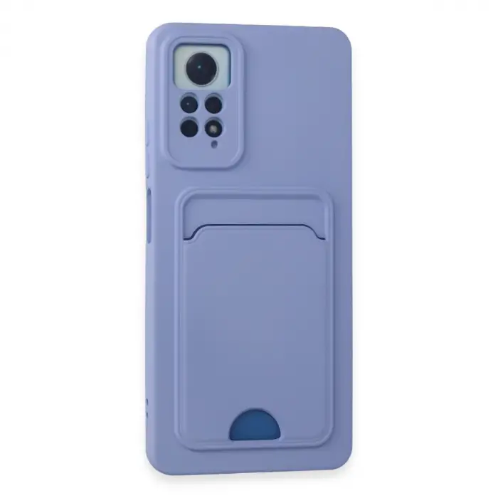 Xiaomi Redmi Note 11 Pro Kılıf Kelvin Kartvizitli Silikon - Lila