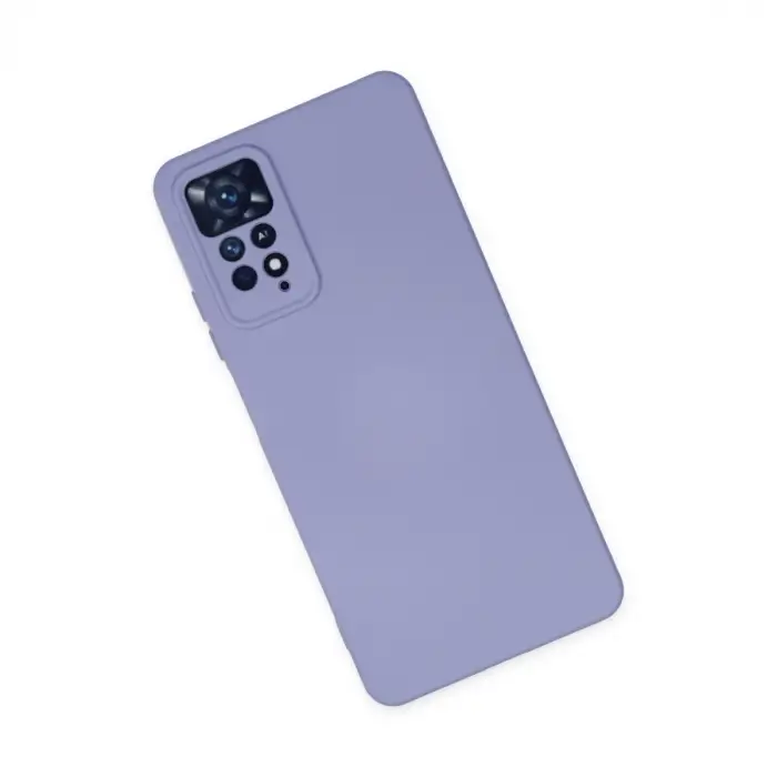 Xiaomi Redmi Note 11 Pro Kılıf Nano İçi Kadife Silikon - Lila