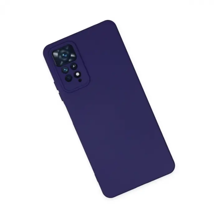 Xiaomi Redmi Note 11 Pro Kılıf Nano İçi Kadife Silikon - Mor