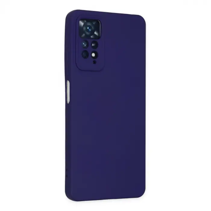 Xiaomi Redmi Note 11 Pro Kılıf Nano İçi Kadife Silikon - Mor