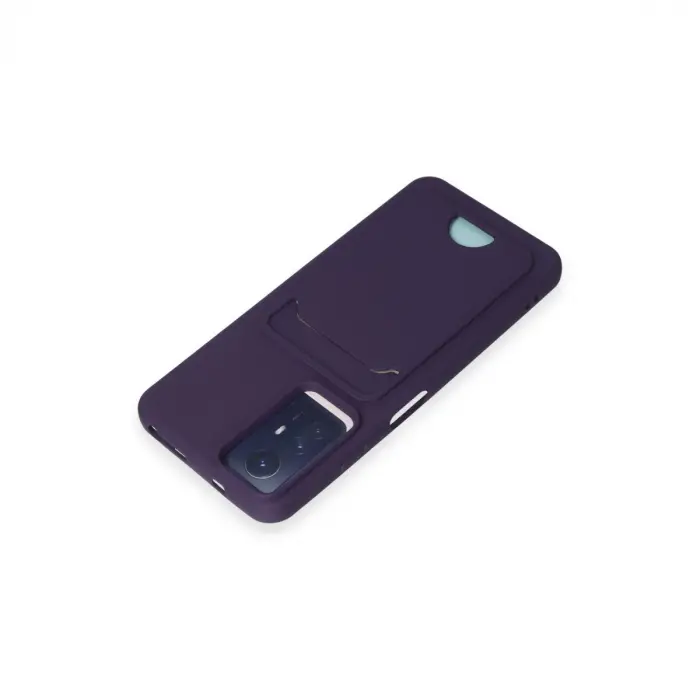 Xiaomi Redmi Note 11s Kılıf Kelvin Kartvizitli Silikon - Derin Mor