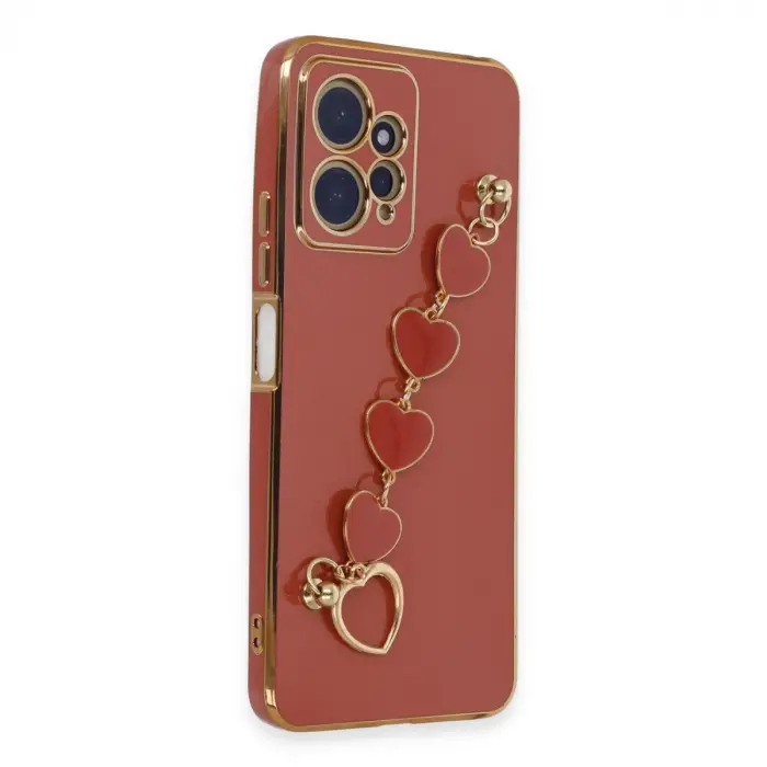 Xiaomi Redmi Note 12 4g Kılıf Esila Silikon - Kırmızı