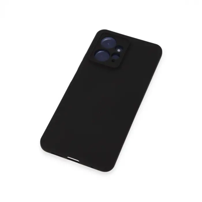 Xiaomi Redmi Note 12 4g Kılıf Nano İçi Kadife Silikon - Siyah