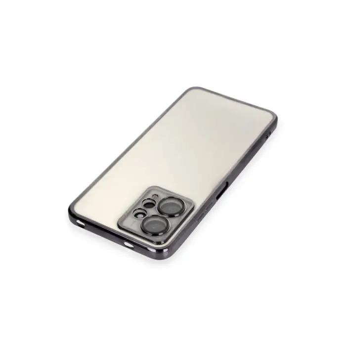 Xiaomi Redmi Note 12 4g Kılıf Razer Lensli Silikon - Siyah