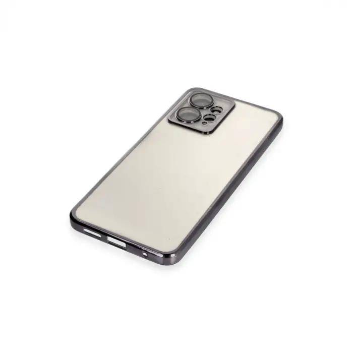 Xiaomi Redmi Note 12 4g Kılıf Razer Lensli Silikon - Siyah