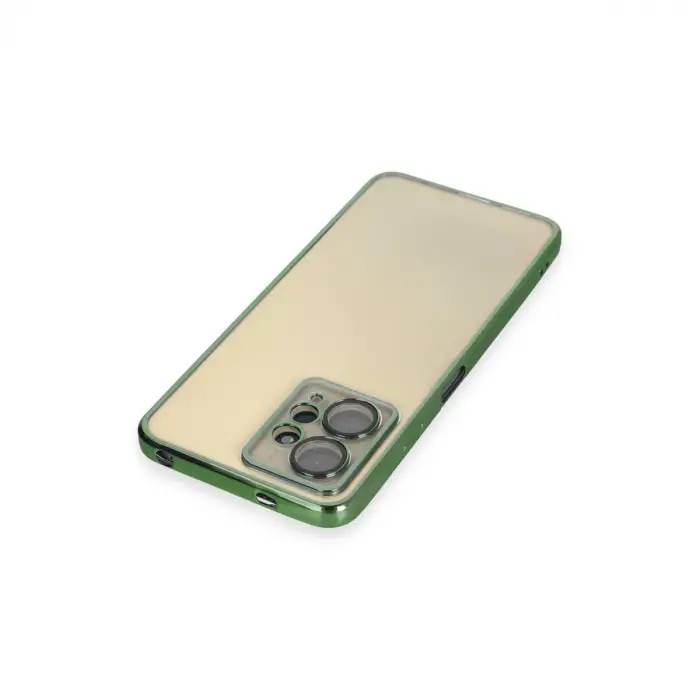 Xiaomi Redmi Note 12 4g Kılıf Razer Lensli Silikon - Yeşil