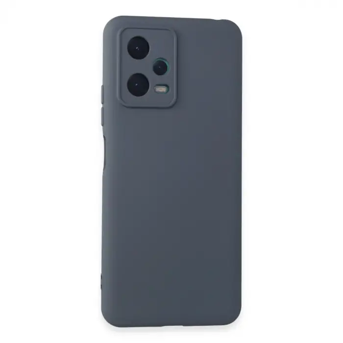 Xiaomi Redmi Note 12 5g Kılıf Nano İçi Kadife Silikon - Gri