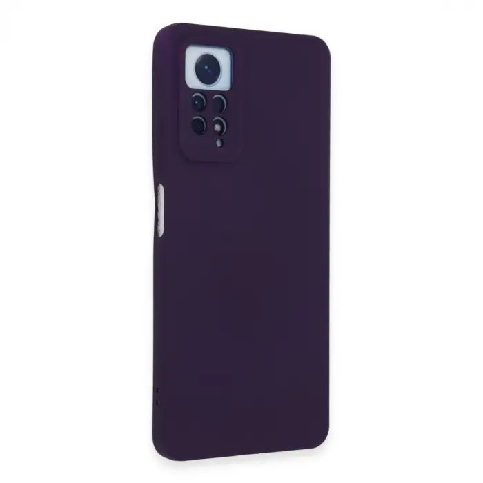 Xiaomi Redmi Note 12 Pro 4g Kılıf Nano İçi Kadife Silikon - Mor