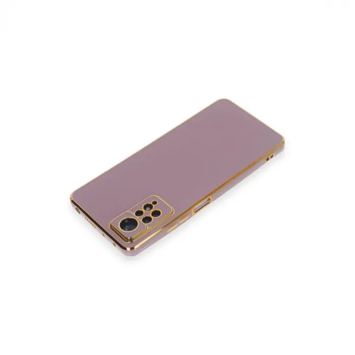 Xiaomi Redmi Note 12 Pro 4g Kılıf Volet Silikon - Mor