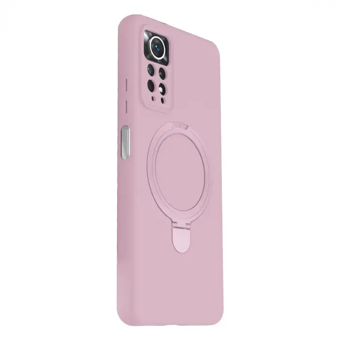 Xiaomi Redmi Note 12 Pro 4g Regal Magsafe Standlı Kapak - Açık Pembe