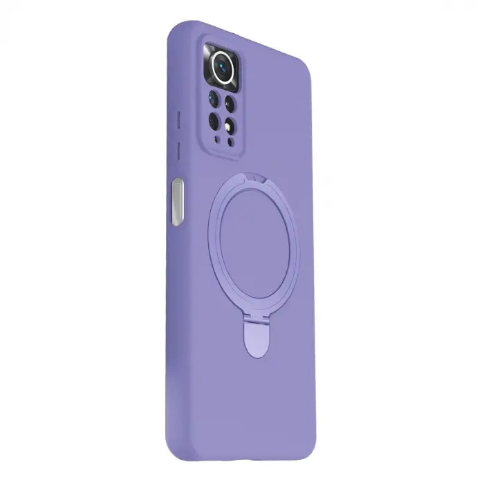 Xiaomi Redmi Note 12 Pro 4g Regal Magsafe Standlı Kapak - Lila