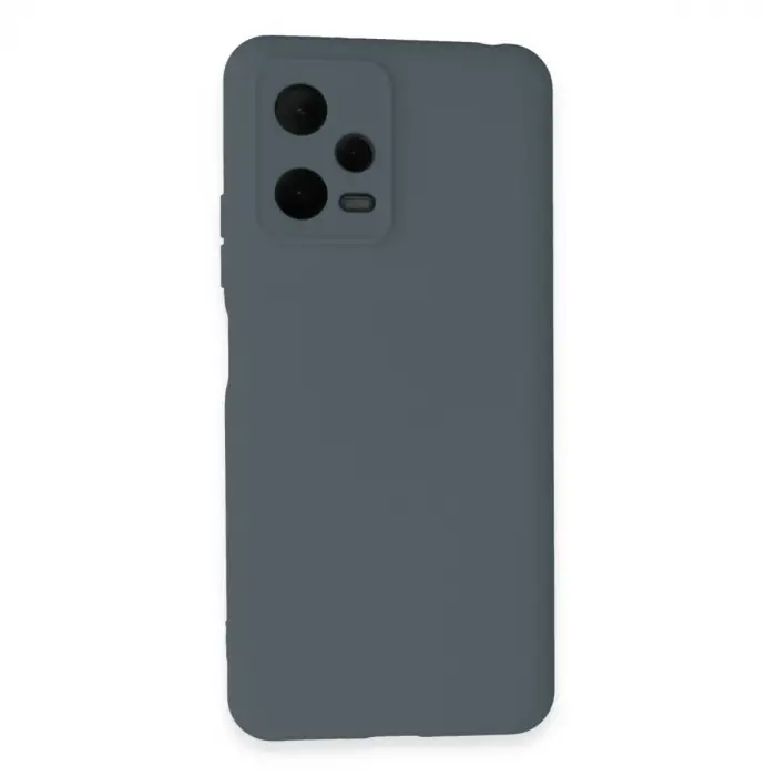 Xiaomi Redmi Note 12 Pro 5g Kılıf Nano İçi Kadife Silikon - Gri