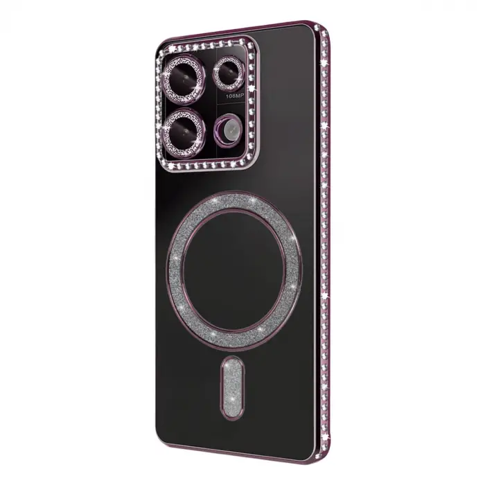 Xiaomi Redmi Note 13 Pro 4g Joke Simli Magneticsafe Kılıf - Pembe