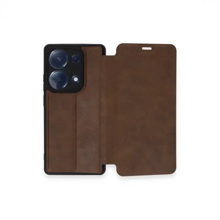 Xiaomi Redmi Note 13 Pro 4g Kılıf Flip Cover - Taba